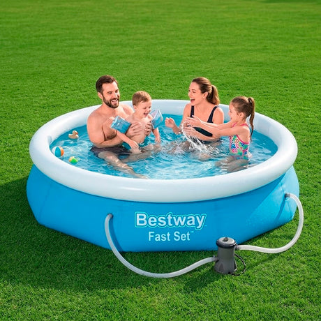 Piscina inflable redonda Fast Set 3.05m x 66cm con bomba de filtrado Bestway