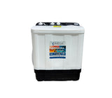 Lavadora 8kg doble tina blanco / panel negro Omega Electronics