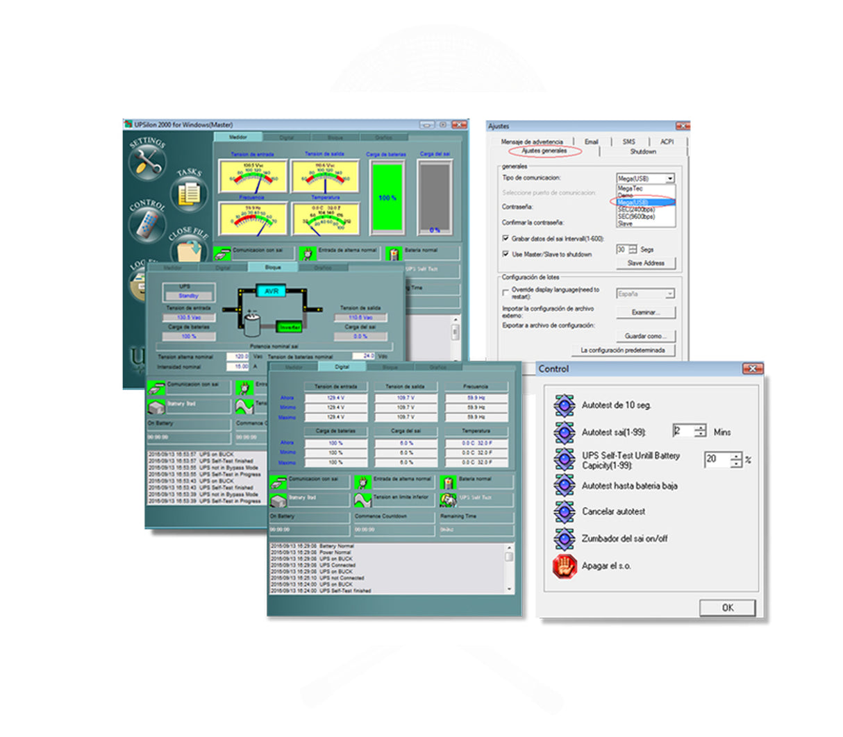 UPS 750VA/375W 120V/AVR 10 tomas CDP