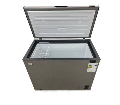 Congelador horizontal 254 litros gris Newkool