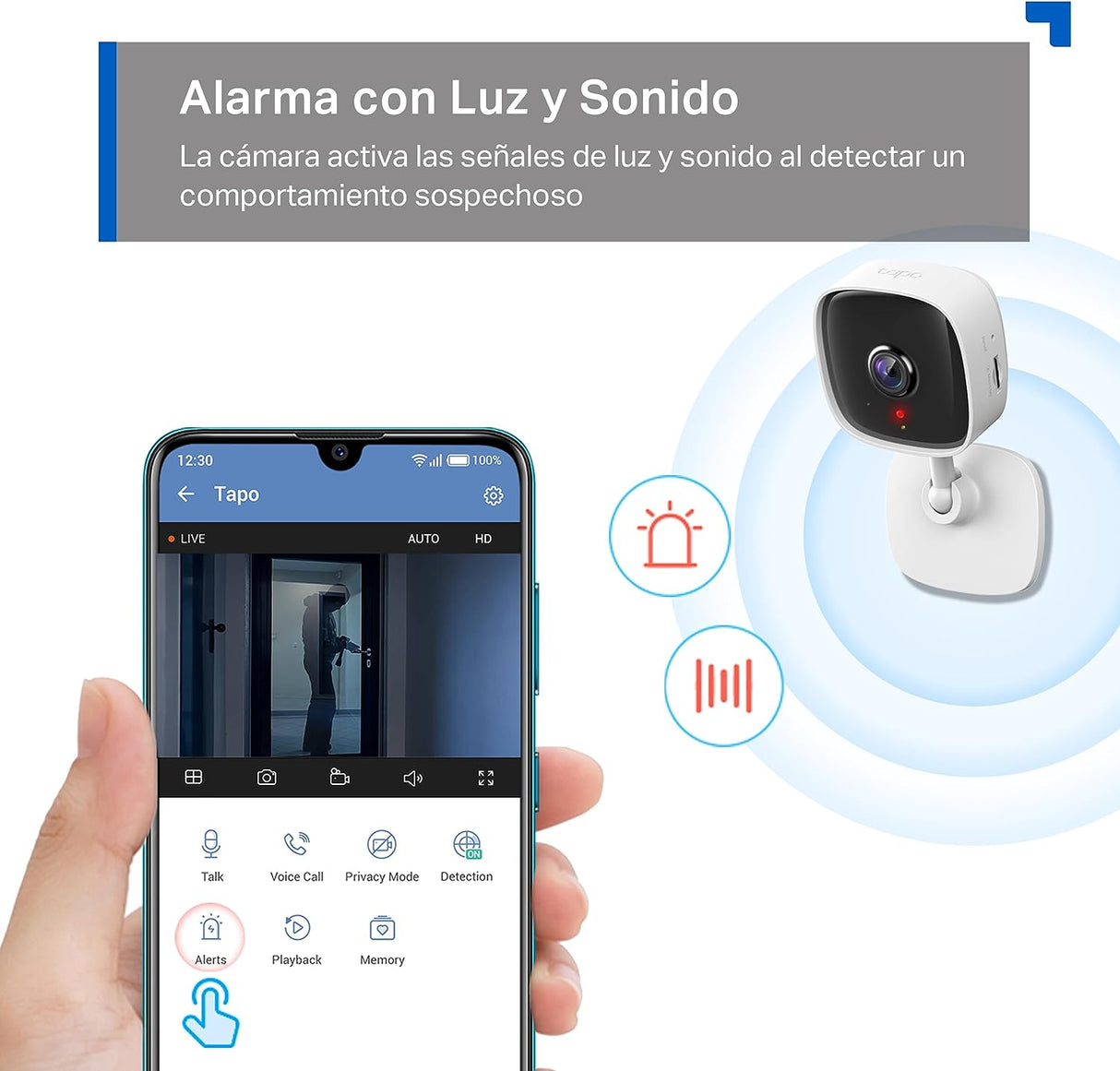 Cámara de seguridad Wi-Fi FullHD 3mp indoor TP-Link