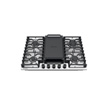 Tope de cocina a gas 5h 76cm (24") Nova Pro + Acero Vetrux