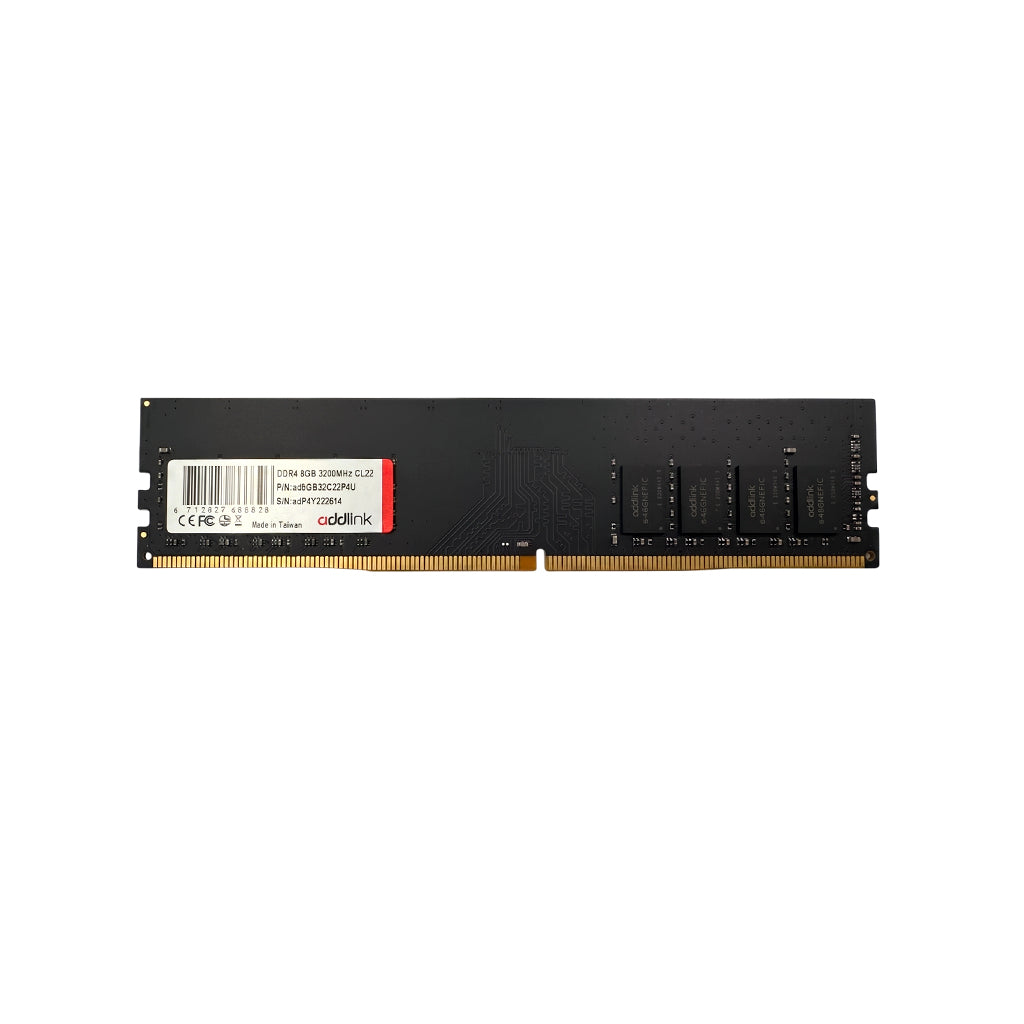 Memoria RAM 8GB DDR4 UDIMM CL22 3200MHz Addlink