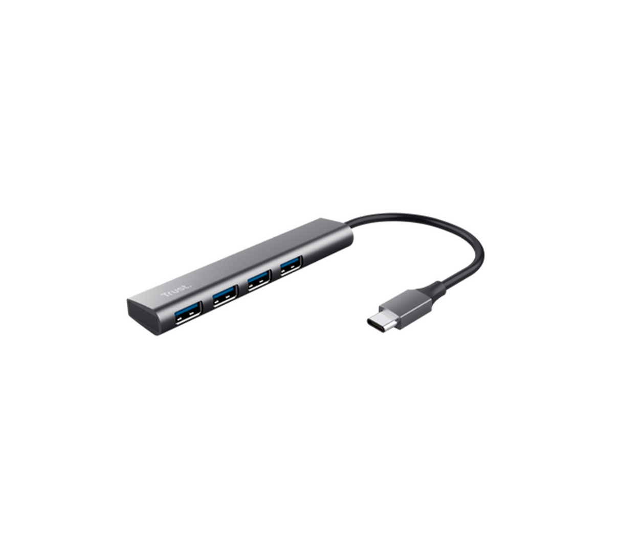 Adaptador hub usb 4 puertos tipo c Trust.