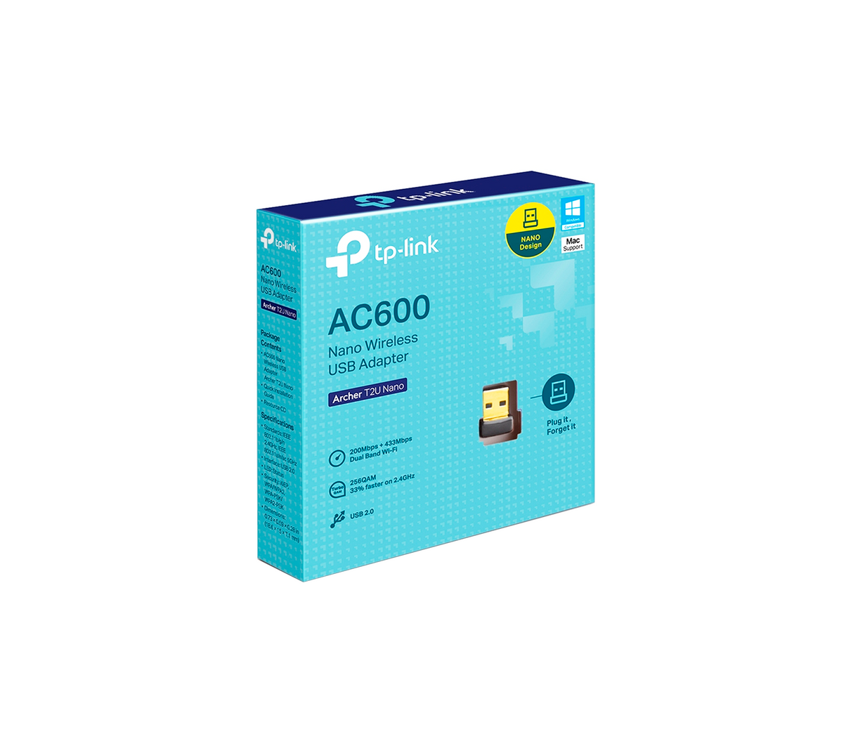 Adaptador Usb Archer T2u nano dual ac600 Tp-Link