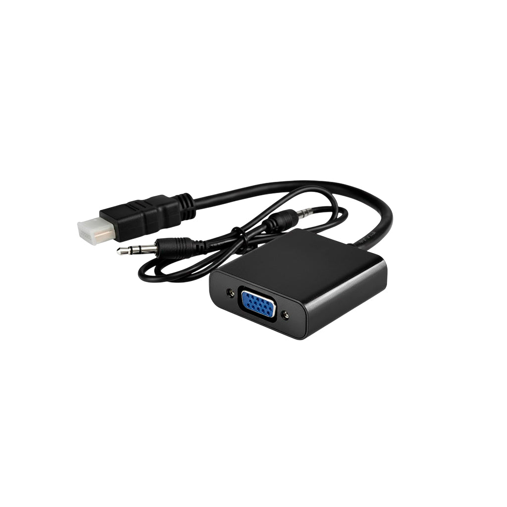 Adaptador HDMI macho a VGA hembra con audio 3.5mm Spidertec