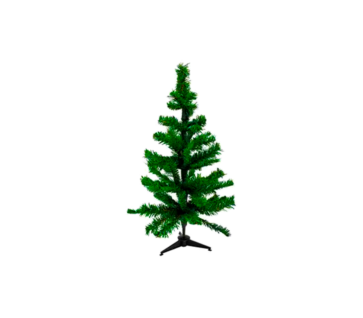 Árbol de navidad tradicional en pvc 90cm verde Powerfik