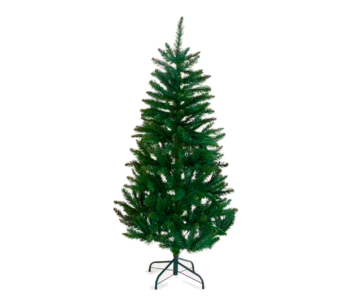 Árbol de navidad tradicional en pvc 120cm verde Powerfik