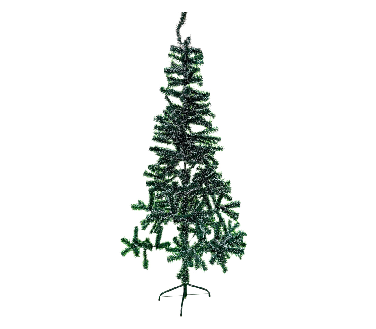 Árbol de navidad nevado 180cm verde El Gran Ocho