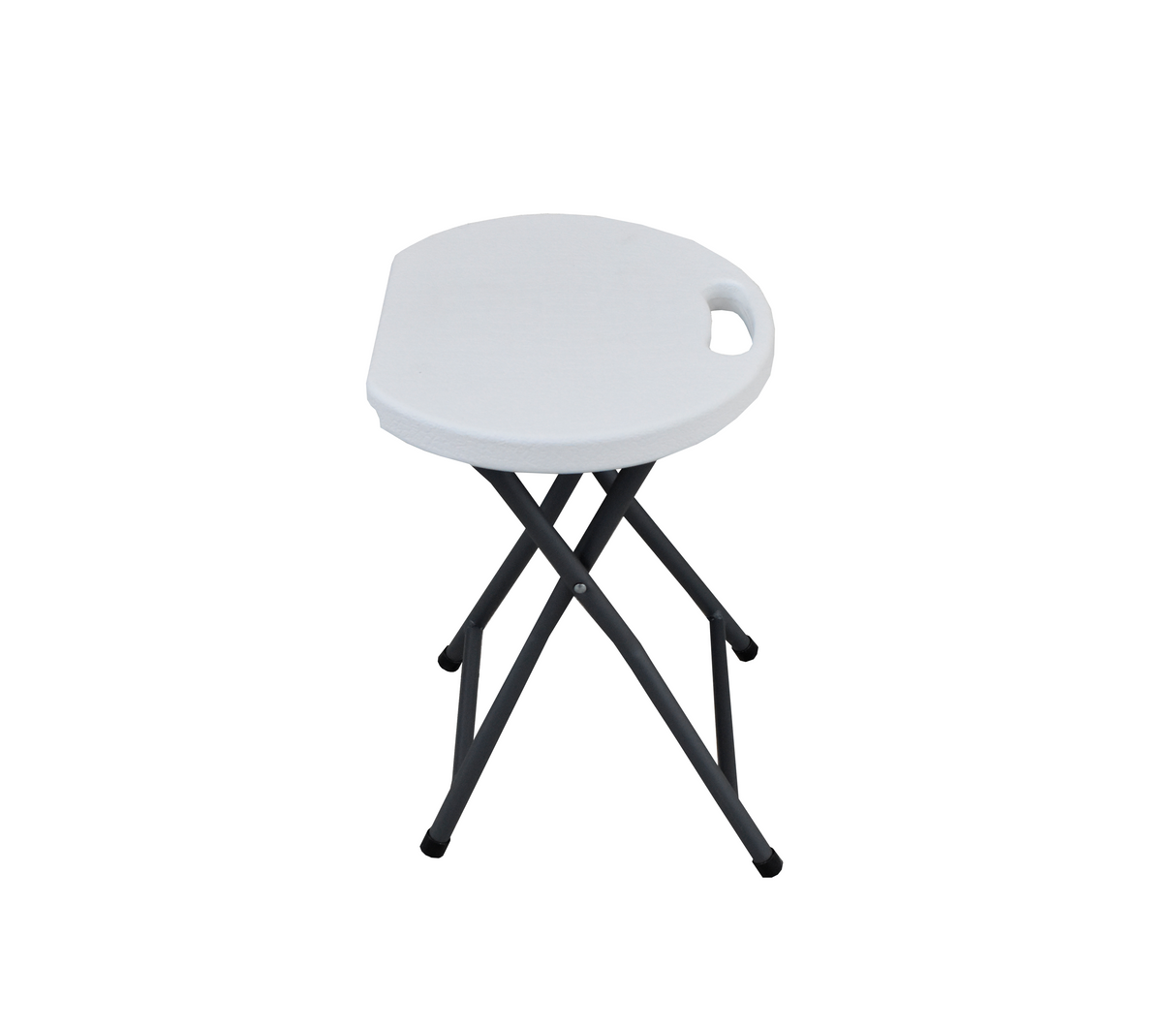 Banquito plegable 32x29x46 cm blanco Powerfik