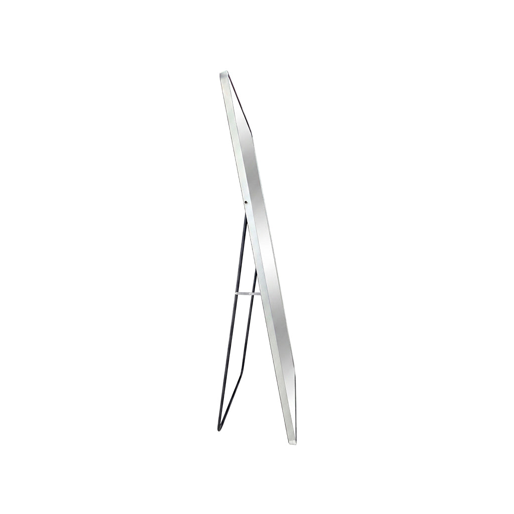 Espejo cuerpo completo con marco de aluminio plata Proitaly