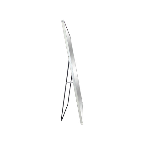 Espejo cuerpo completo con marco de aluminio plata Proitaly