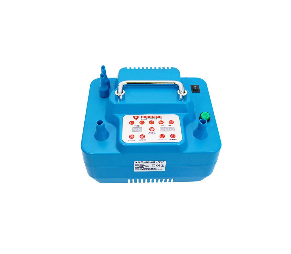 Bomba de aire para globos 1000W 120V Borosino