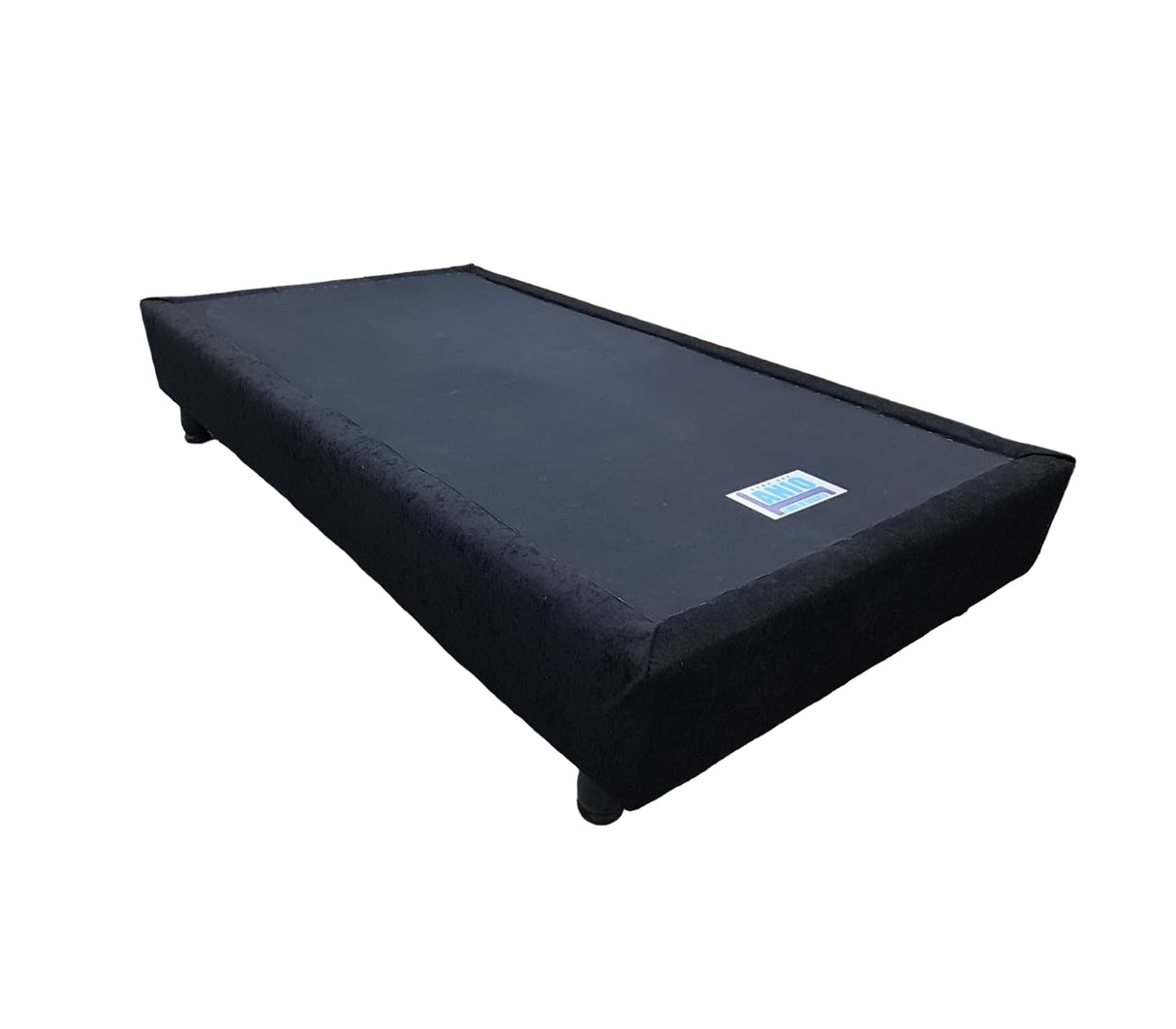 Box Spring Individual S/Copete Tela Gamuzada Economico Driha