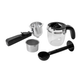 Cafetera acero inox capuccino y espresso Oster