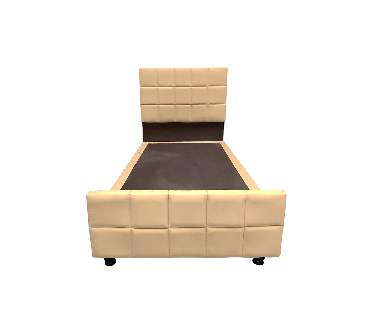 Box Spring Cuadro Individual C/Copete Bipiel Driha
