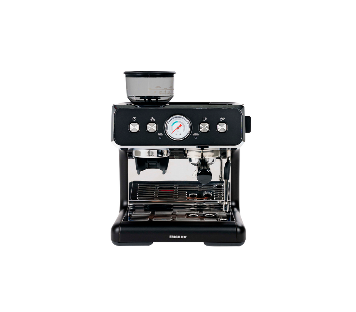 Cafetera de expreso c/molino 2.8 litros negro Frigilux