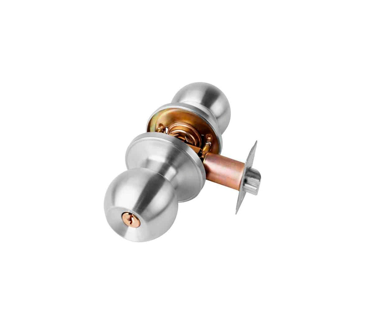 Cerradura pomo acero inoxidable satinado Tolsen