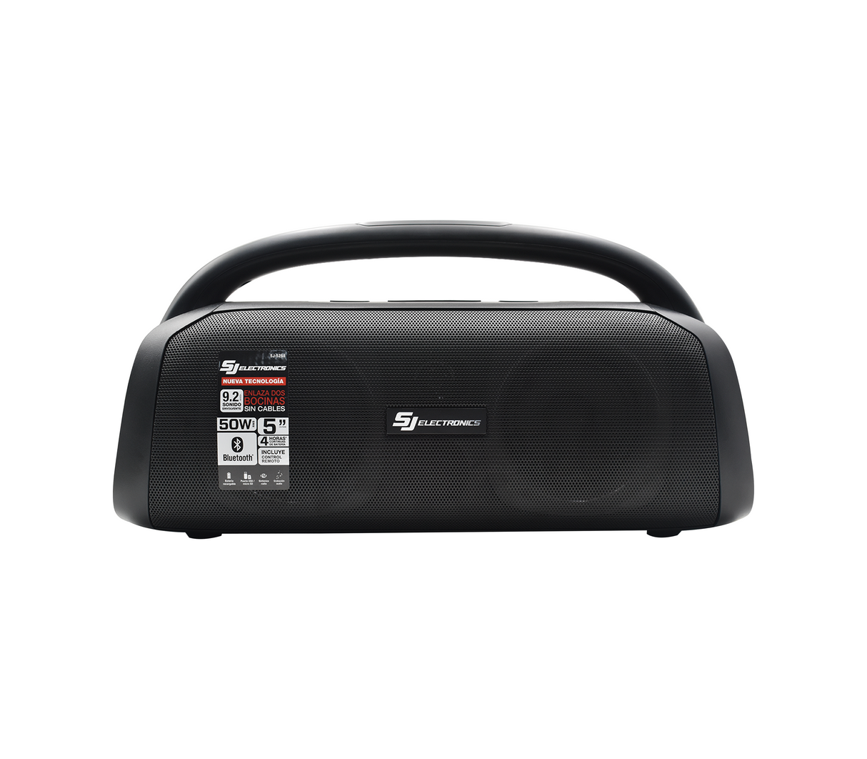 Corneta recargable 5" fm/usb 50w Sj Electronics