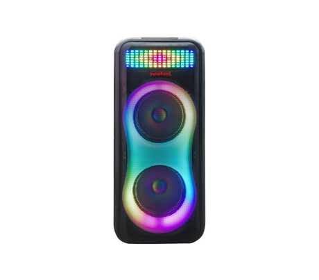 Corneta recargable 8" c/ruedas 40w Newkool