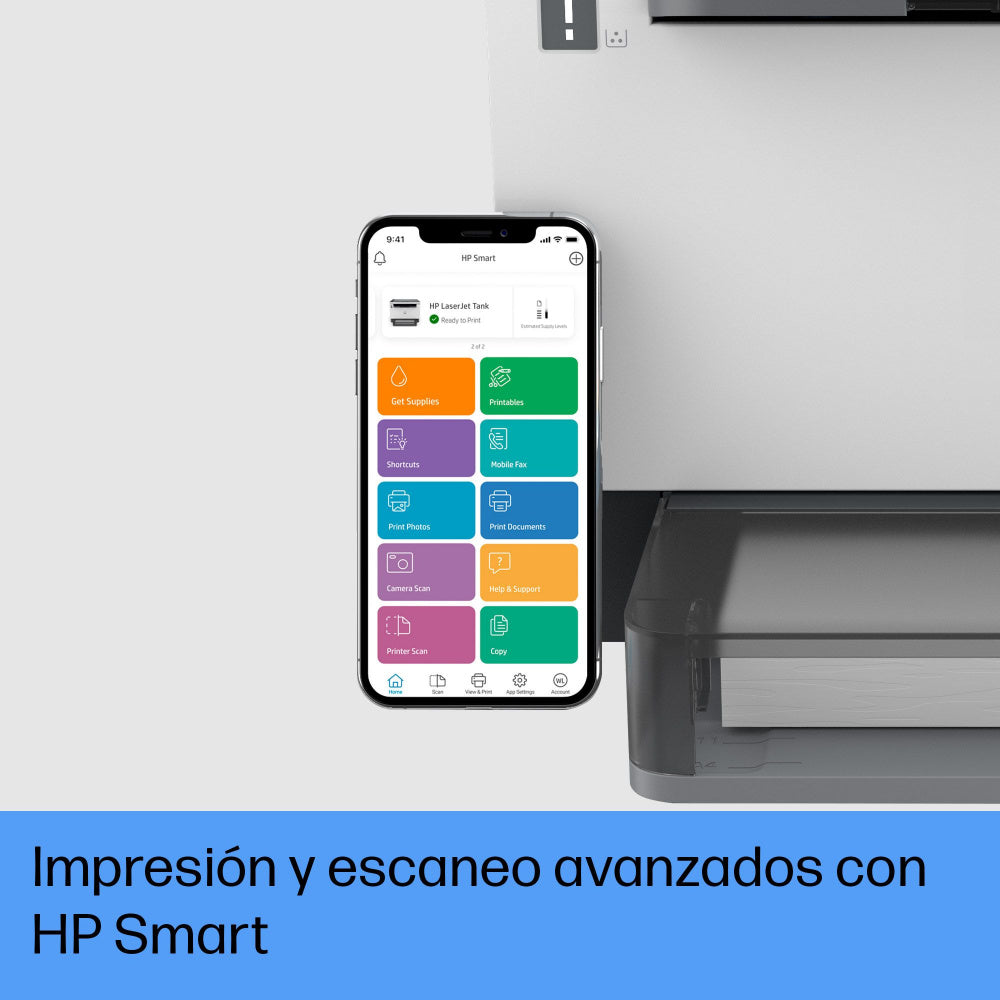 Impresora Laserjet Tank monocromática 1602W HP