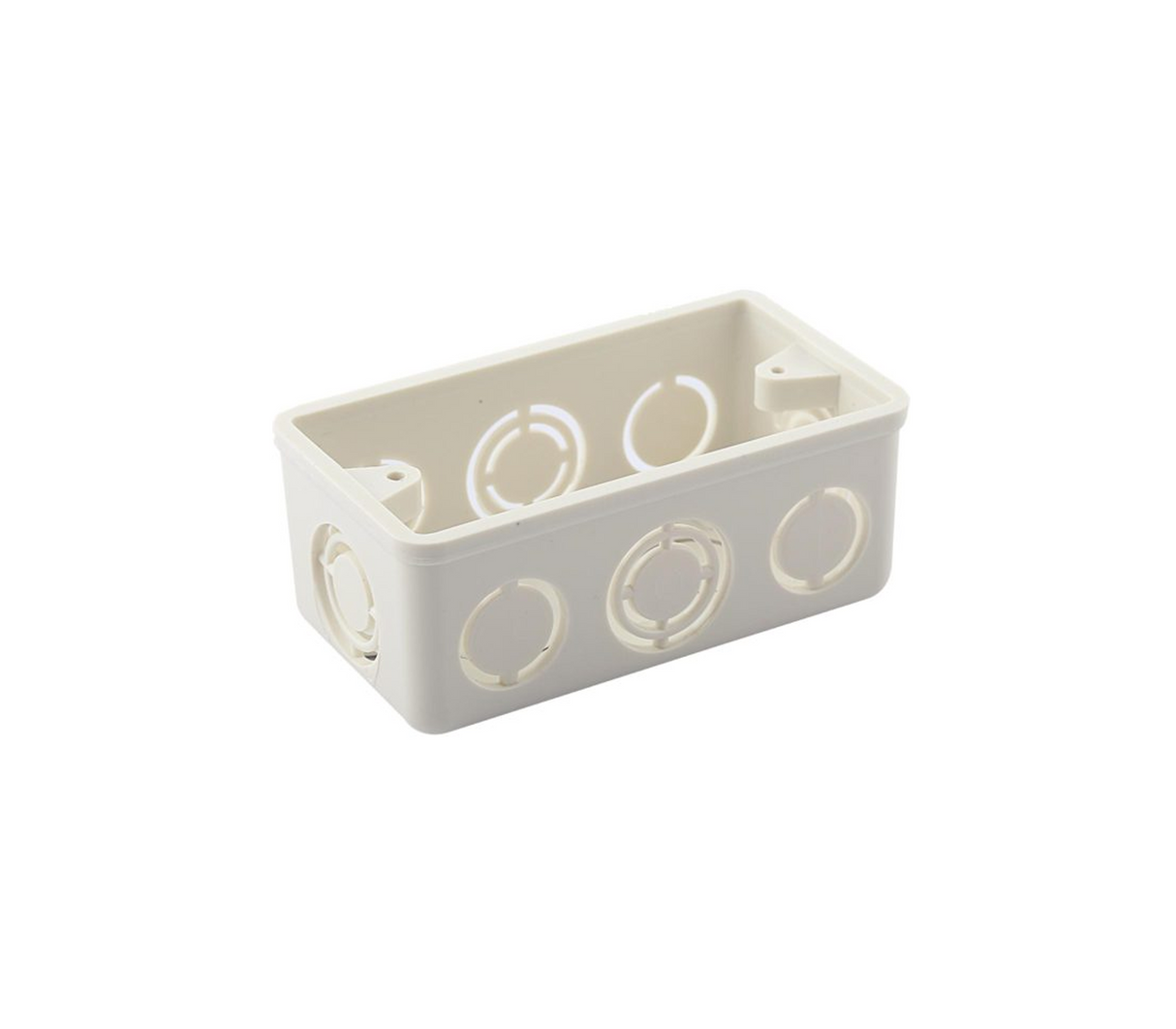 Cajetín sencillo Conduit PVC 4X2 Powerfik