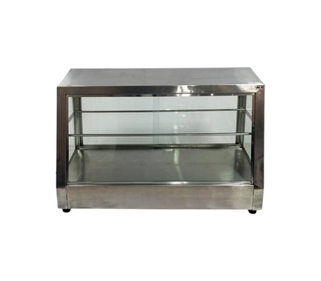 Calentador exhibidor vidrio plano 70cm Baldirio