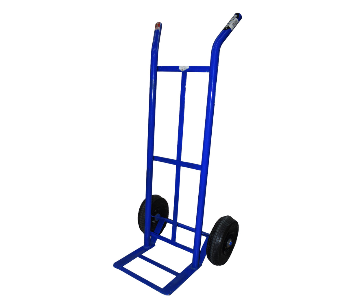 Carretilla clásica con tubo 1" caucho inflable carga 200KG azul Rutel