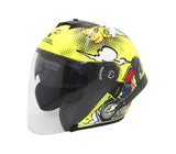 Casco para motorizado SM526 Con Luz Led Trasera Autoasia