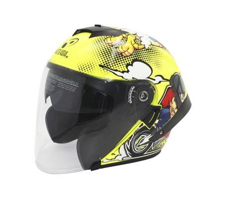 Casco para motorizado SM526 Con Luz Led Trasera Autoasia