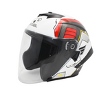 Casco para motorizado SM526 Con Luz Led Trasera Autoasia