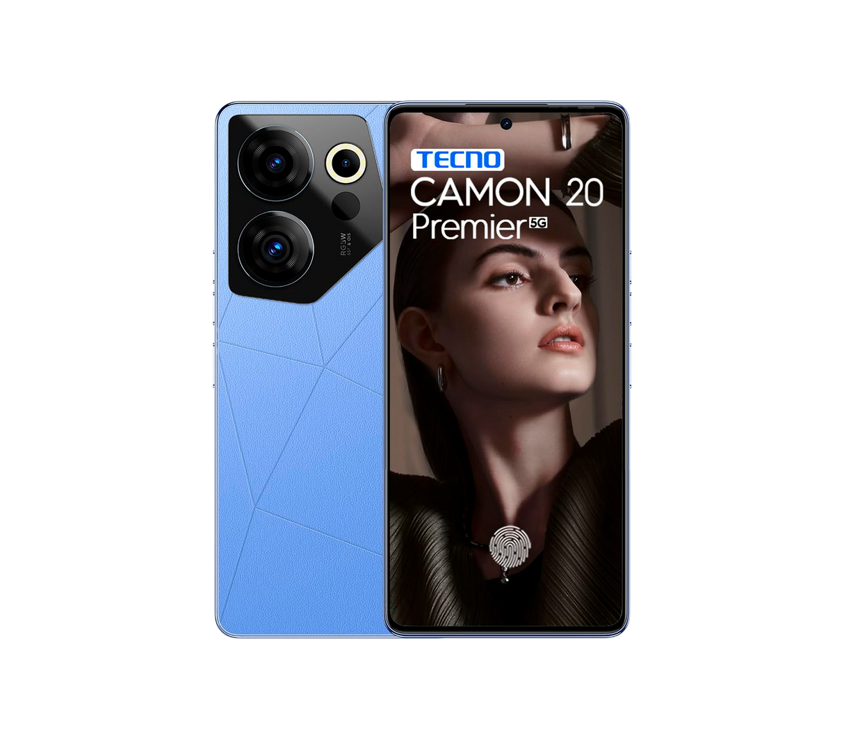 Celular Camon 20 Premier 5g 8gb/512gb Serenity Blue Tecno