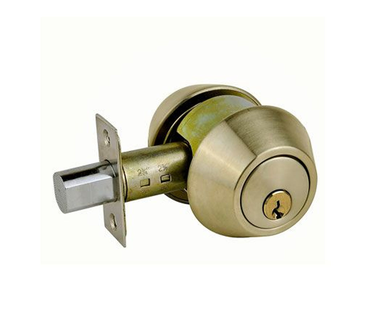 Cerrojo llave/llave Dorado mate cilindro bronce CER0116 Run