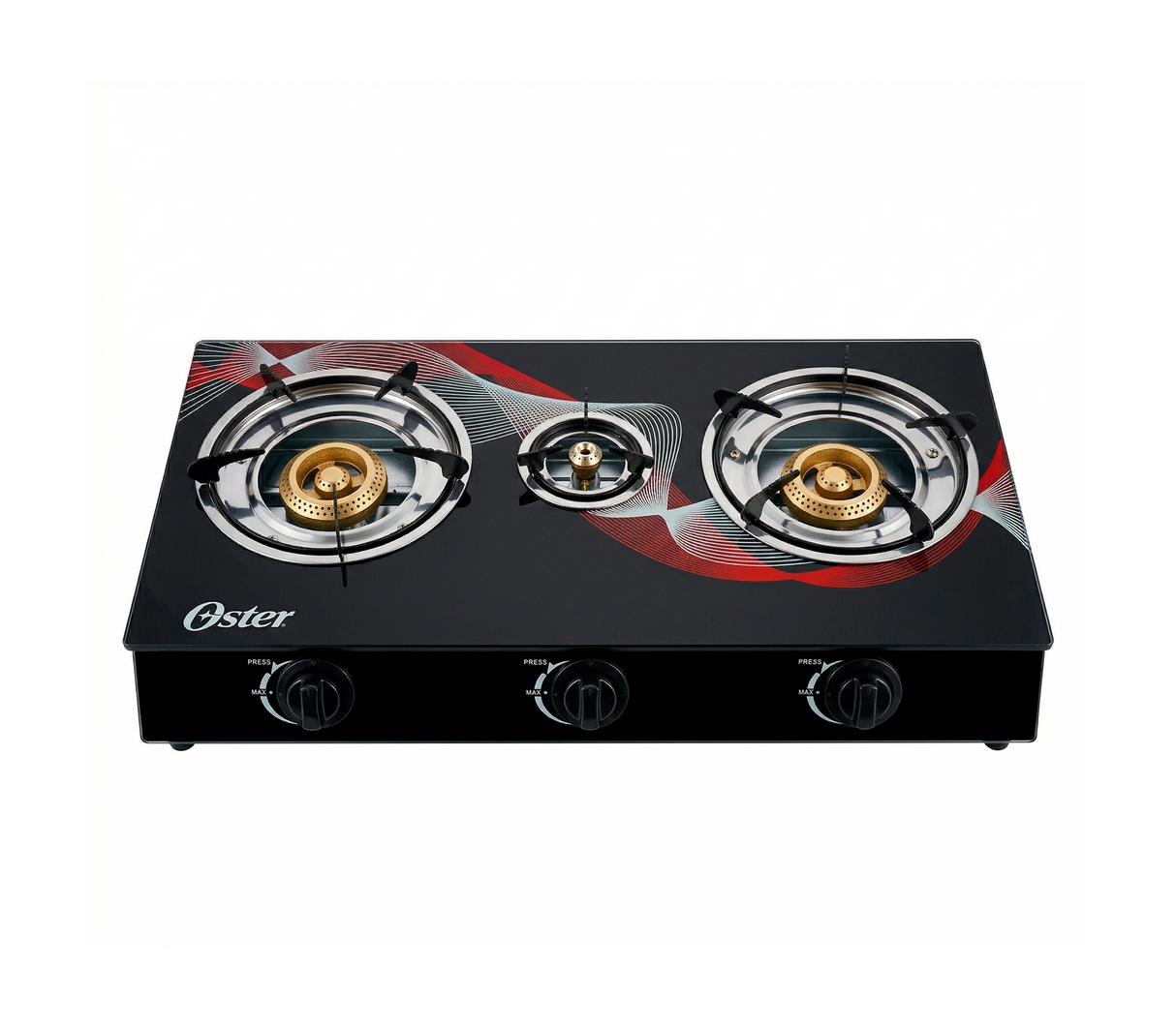 Cocina de mesa 3h vidrio Oster