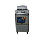 Cocina a gas agata 4 hornillas (20") Silver Mystic