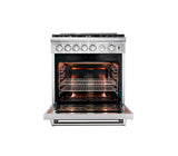 Cocina a gas piso Venecia 90cm 5 hornillas acero Drija