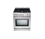 Cocina a gas piso Venecia 90cm 5 hornillas acero Drija