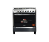 Cocina a gas 30" de piso 5 hornillas horno acero Sj-30 A5H Sj Electronics