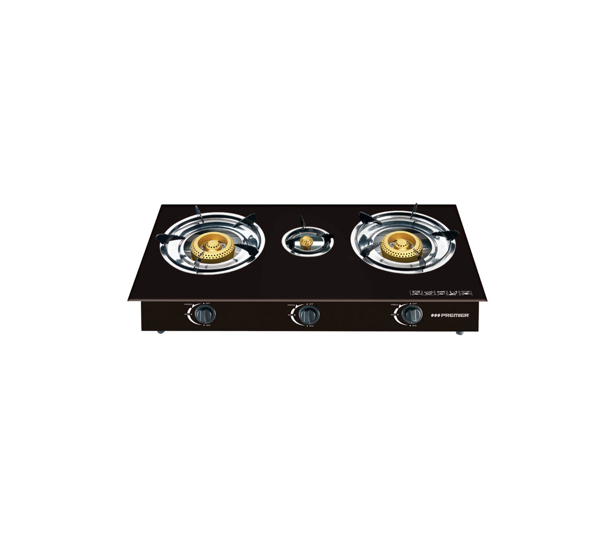 Cocinita a gas de mesa 3 hornillas Premier