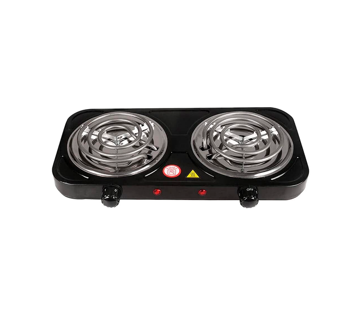 Cocinita eléctrica 2 h 2000w negro Fortunne