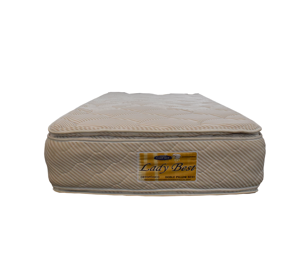 Colchón Individual Lady Best Ortopédico 2 Pillow Encapsulado Colflex