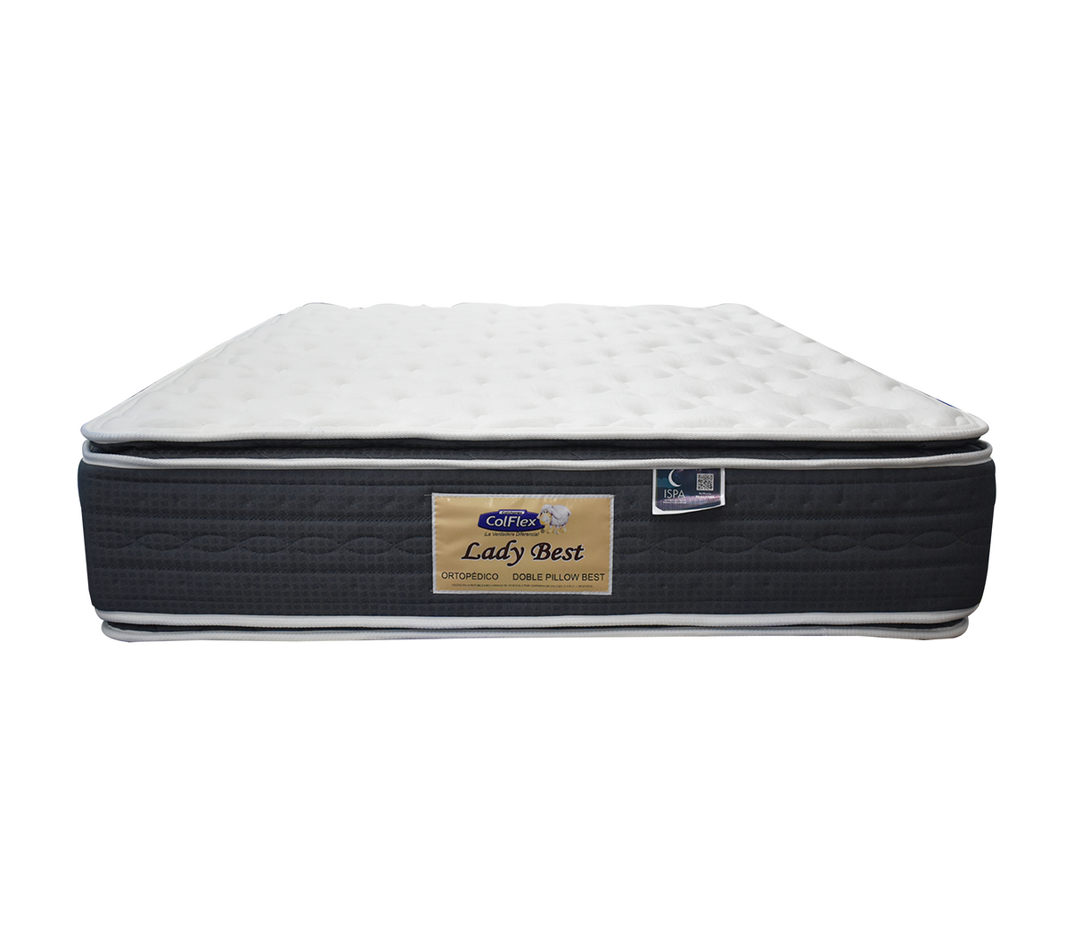 Colchón Matrimonial  Lady Best Ortopédico 2 Pillow Encapsulado Colflex