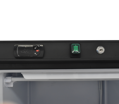 Congelador exhibidor vertical 339 litros Bottom Mount