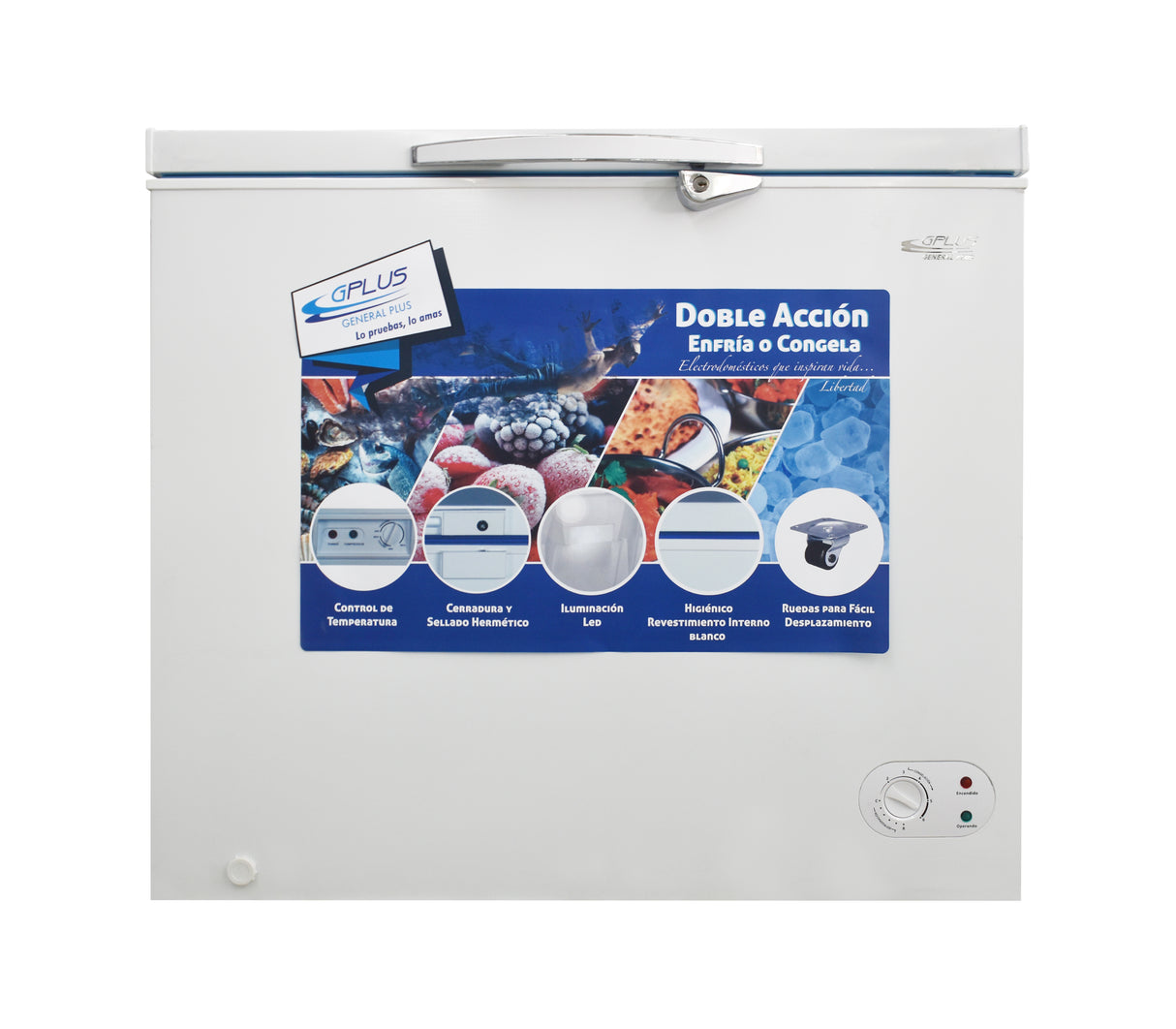 Congelador horizontal 200 litros blanco fre-1019 Gplus