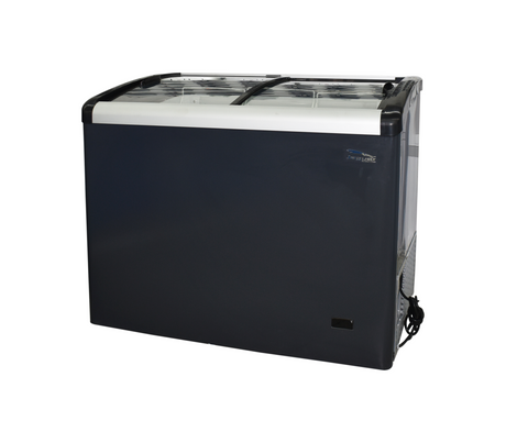 Congelador horizontal exhibidor 215 litros gris Jaguar