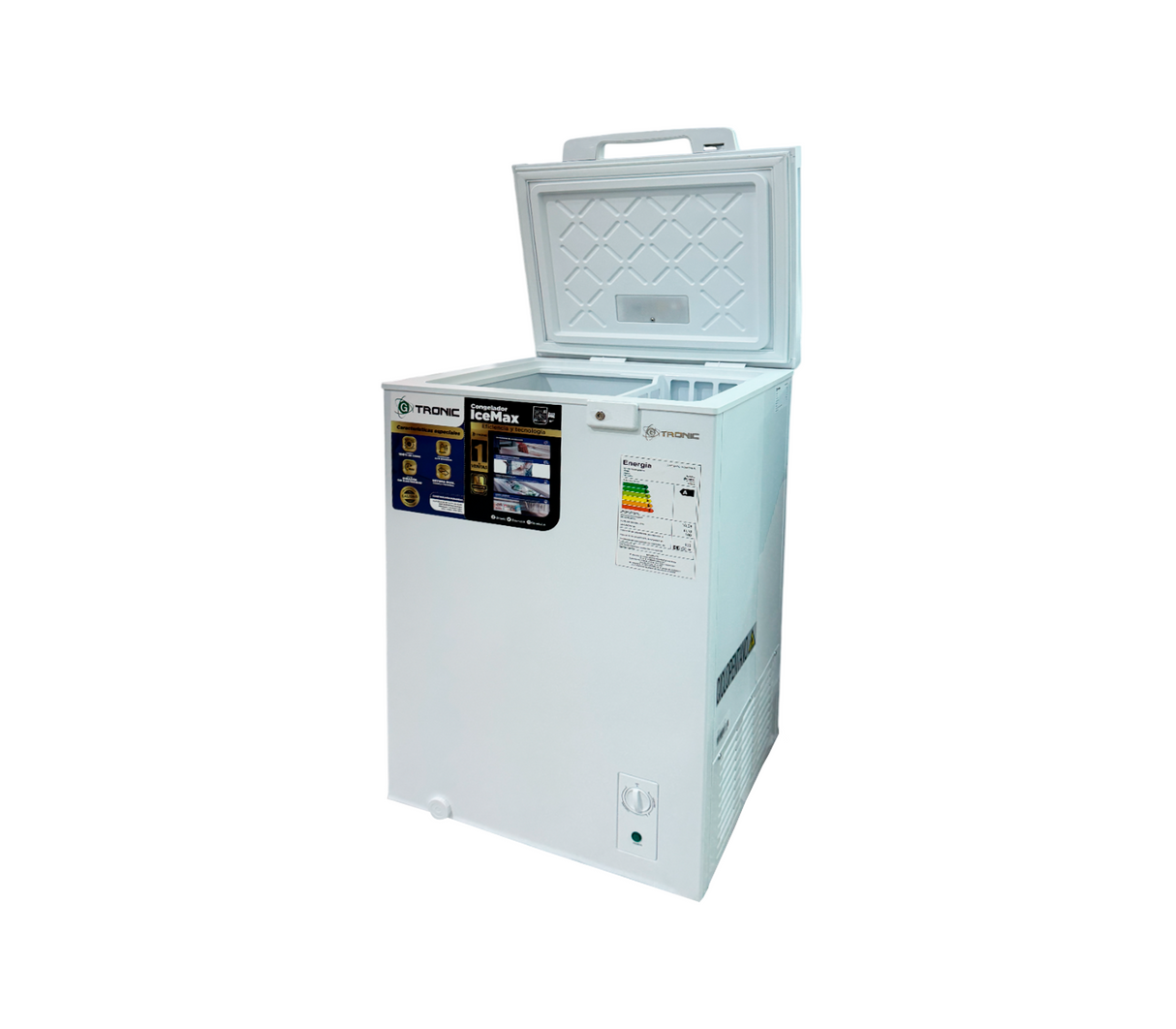 Congelador hrztl 100l blanco Gtronic