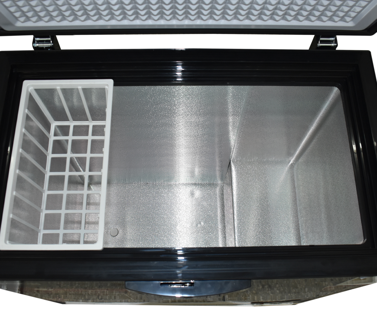 Congelador hrztl 188 litros navy int/aluminio Sj Electronics