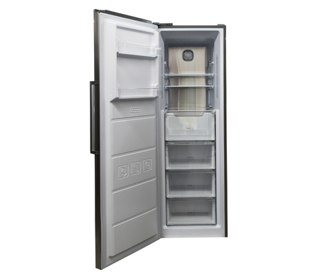 Congelador vertical 280 litros acero Sj Electronics