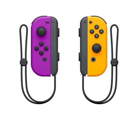 Controles Joy-Con para Nintendo Switch L&R Neon purple/orange Nintendo