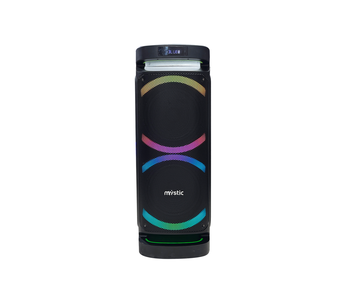 Corneta Party Max 10" 80W Bluetooth Recargable Luces Disco Mystic